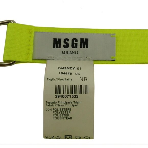 MSGM Belt Ring Buckle USED T20846